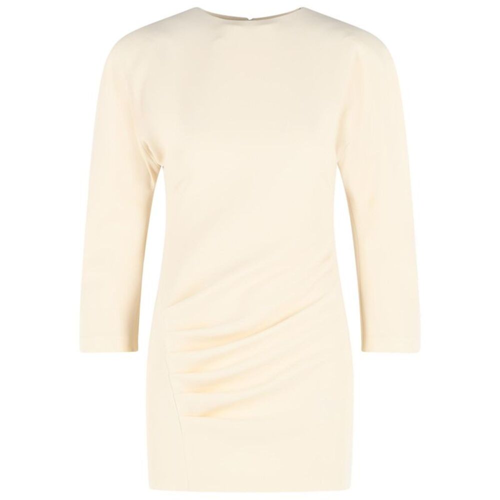 The Andamane 'New Amanda' Mini Dress In Milk Polyester Women